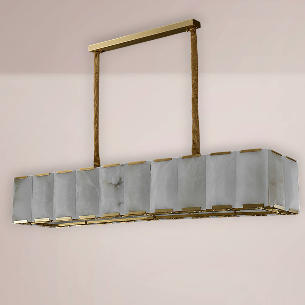 Torvella Alabaster Linear Chandelier