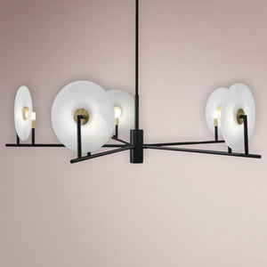 Norex Linear Alabaster Chandelier