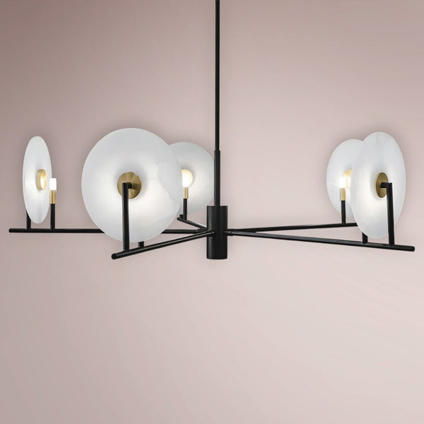 Norex Linear Alabaster Chandelier