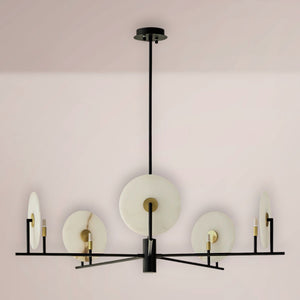 Norex Linear Alabaster Chandelier