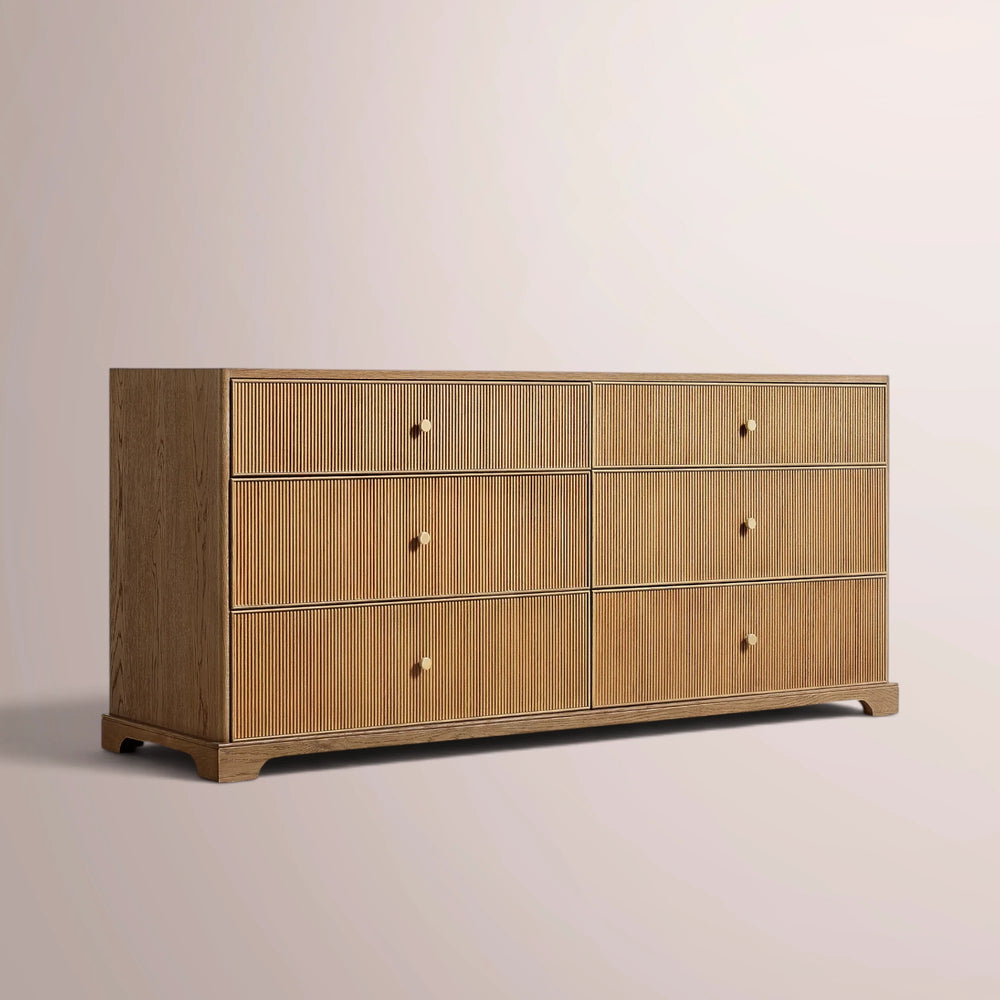 Celestine Reeded Drawer Dresser