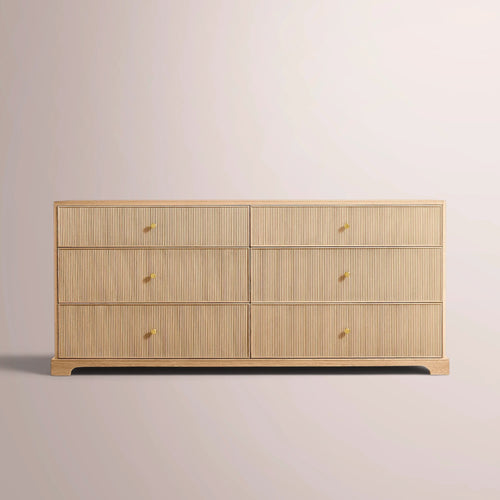 Celestine Reeded Drawer Dresser