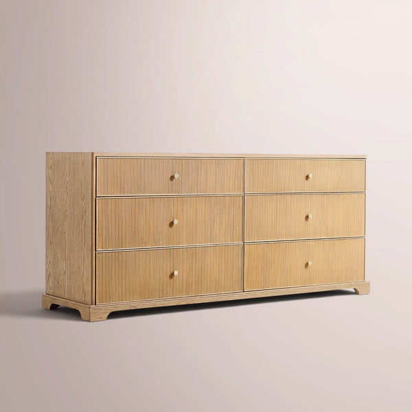 Celestine Reeded Drawer Dresser