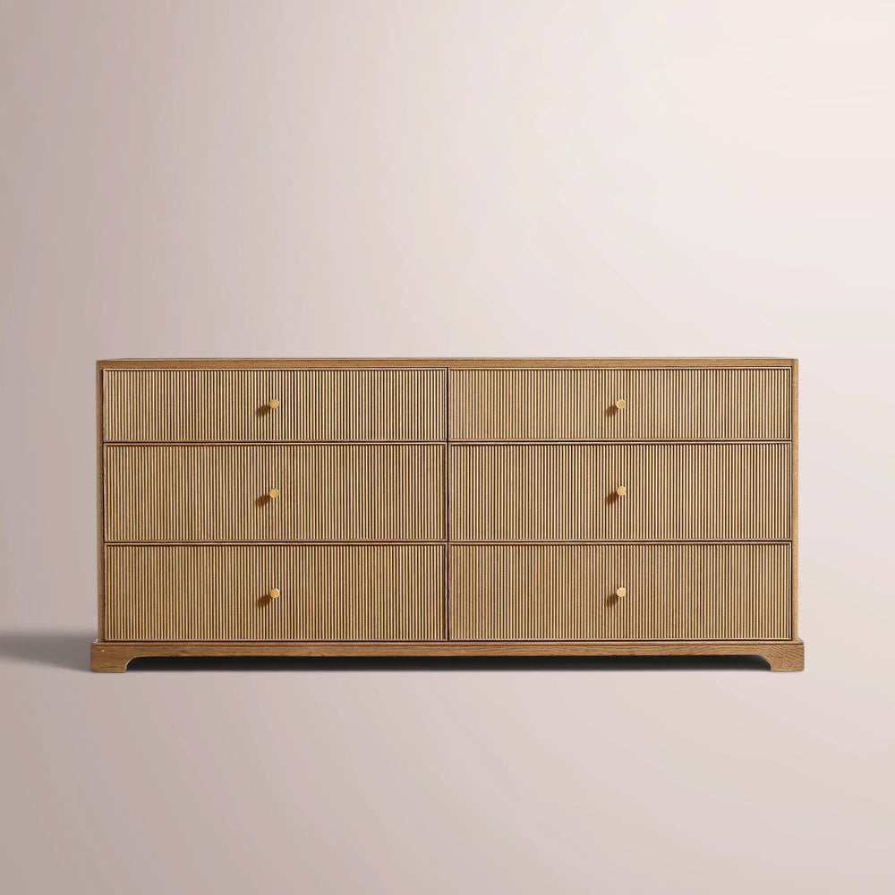 Celestine Reeded Drawer Dresser