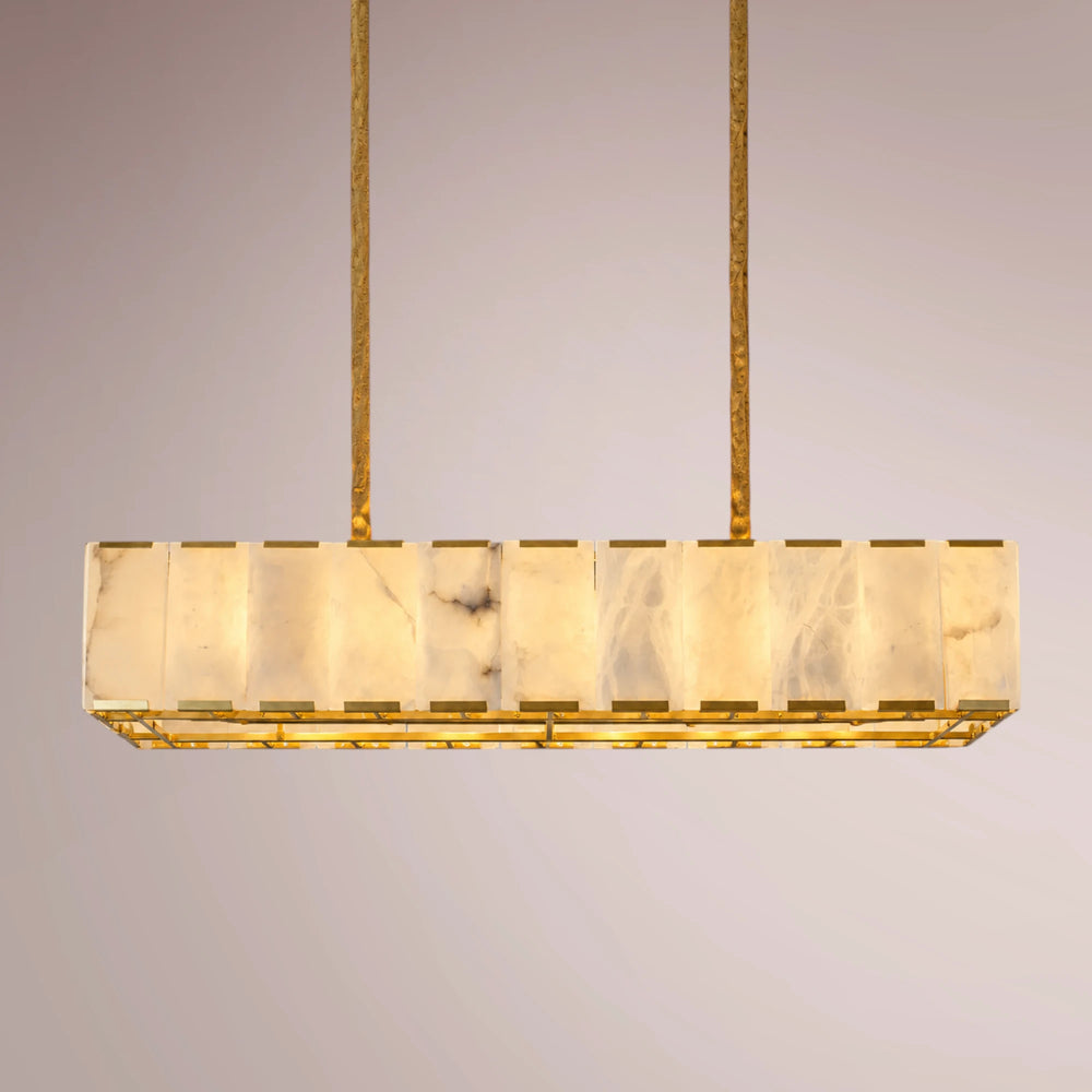 Torvella Alabaster Linear Chandelier