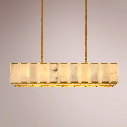 Torvella Alabaster Linear Chandelier