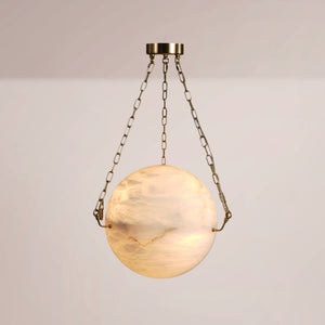 Dovren Alabaster Globe Suspension Pendant