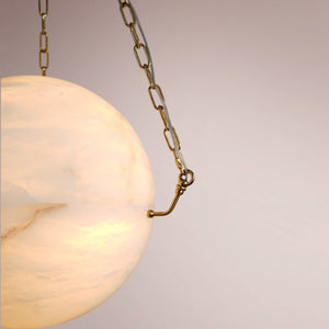 Dovren Alabaster Globe Suspension Pendant