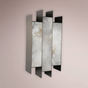 Vantor Tiered Alabaster Sconce