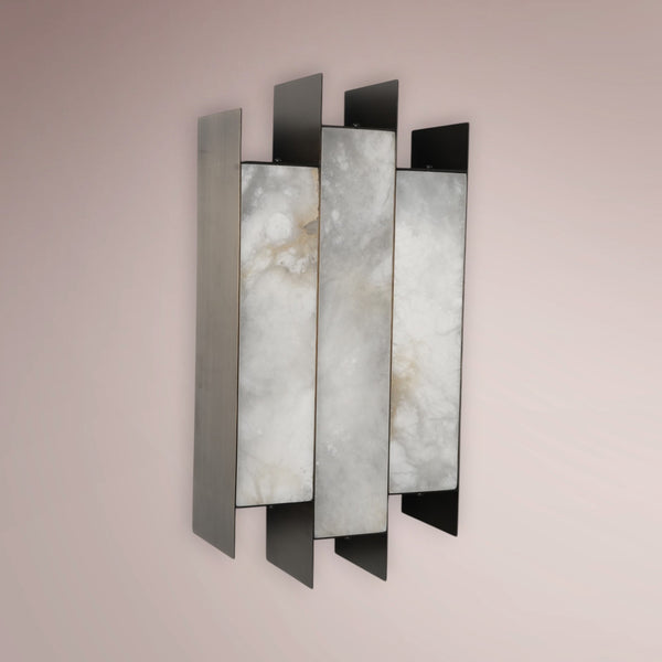 Vantor Tiered Alabaster Sconce