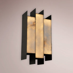 Vantor Tiered Alabaster Sconce