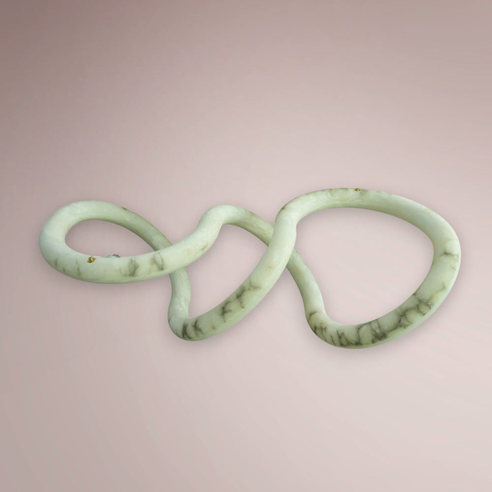 Nerova Infinity Alabaster Chandelier