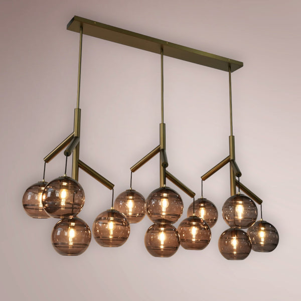 Selthor Linear Globe Chandelier