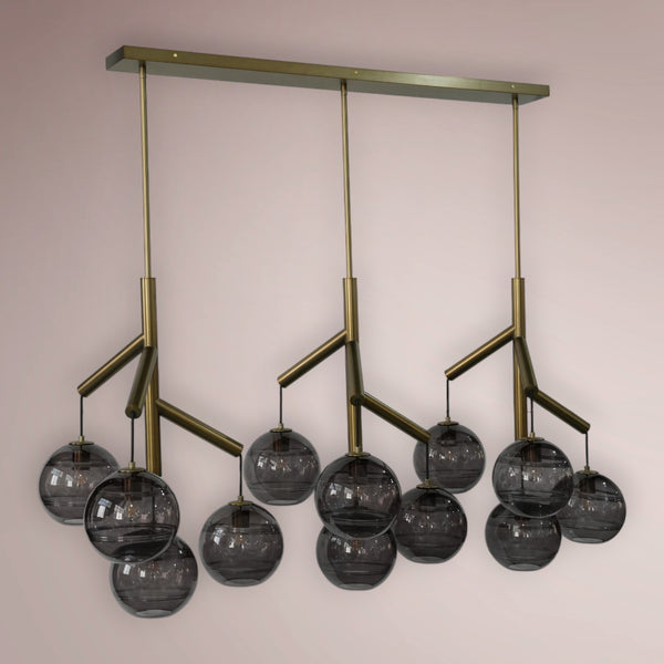 Selthor Linear Globe Chandelier