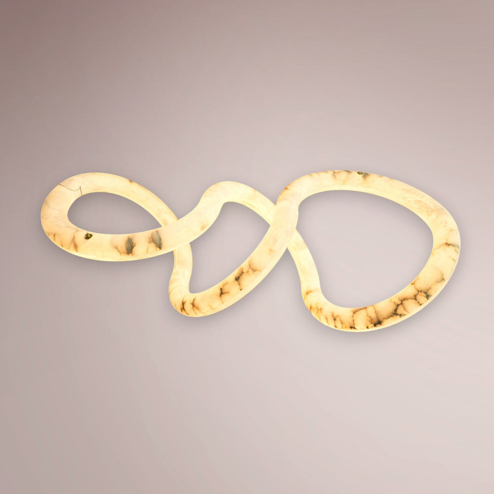 Nerova Infinity Alabaster Chandelier