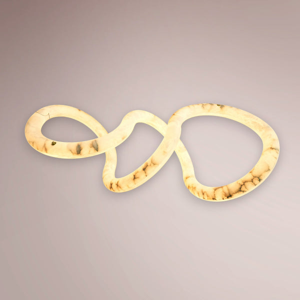 Nerova Infinity Alabaster Chandelier