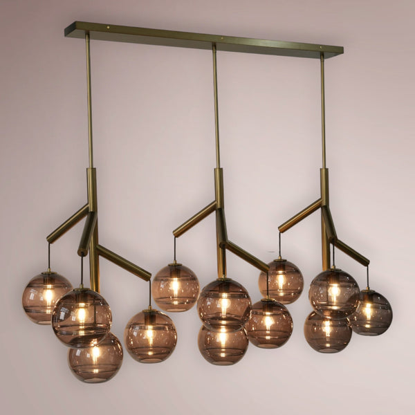 Selthor Linear Globe Chandelier