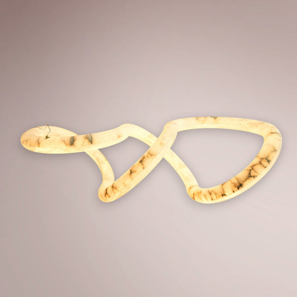 Nerova Infinity Alabaster Chandelier