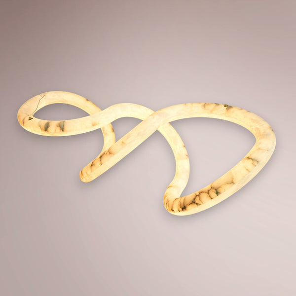 Nerova Infinity Alabaster Chandelier