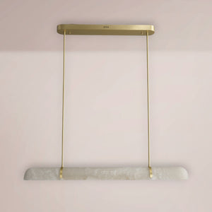 Clyron Alabaster Linear Chandelier