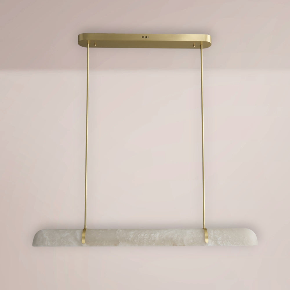 Clyron Alabaster Linear Chandelier