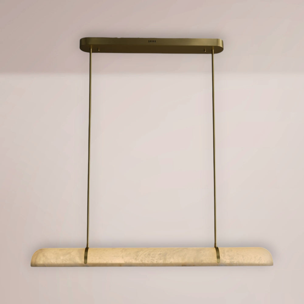 Clyron Alabaster Linear Chandelier