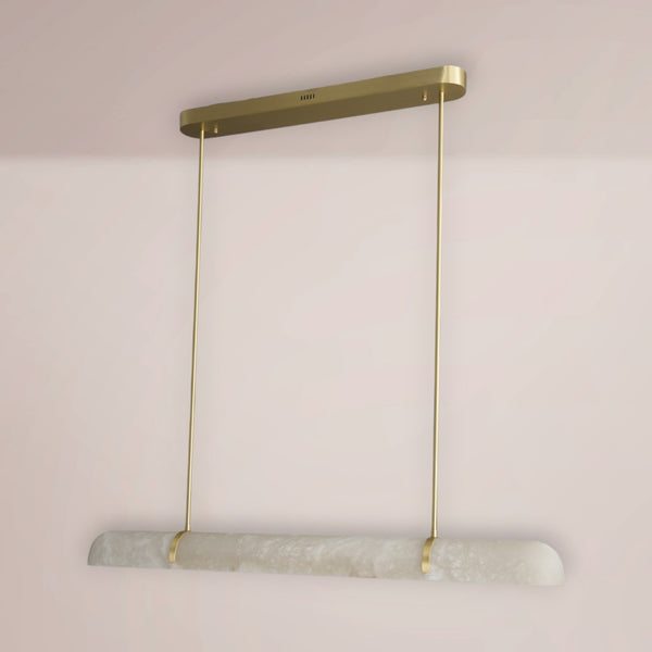 Clyron Alabaster Linear Chandelier