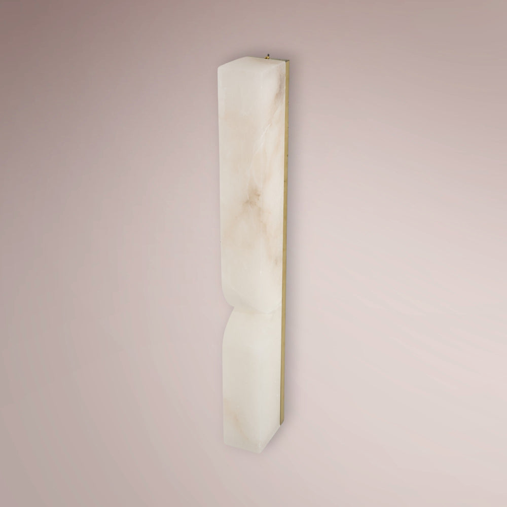 Caldrex Vertical Alabaster Sconce