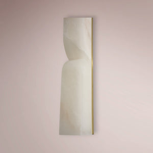 Caldrex Vertical Alabaster Sconce