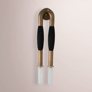 Noble Horsehair Double-Head Sconce