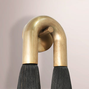Noble Horsehair Double-Head Sconce