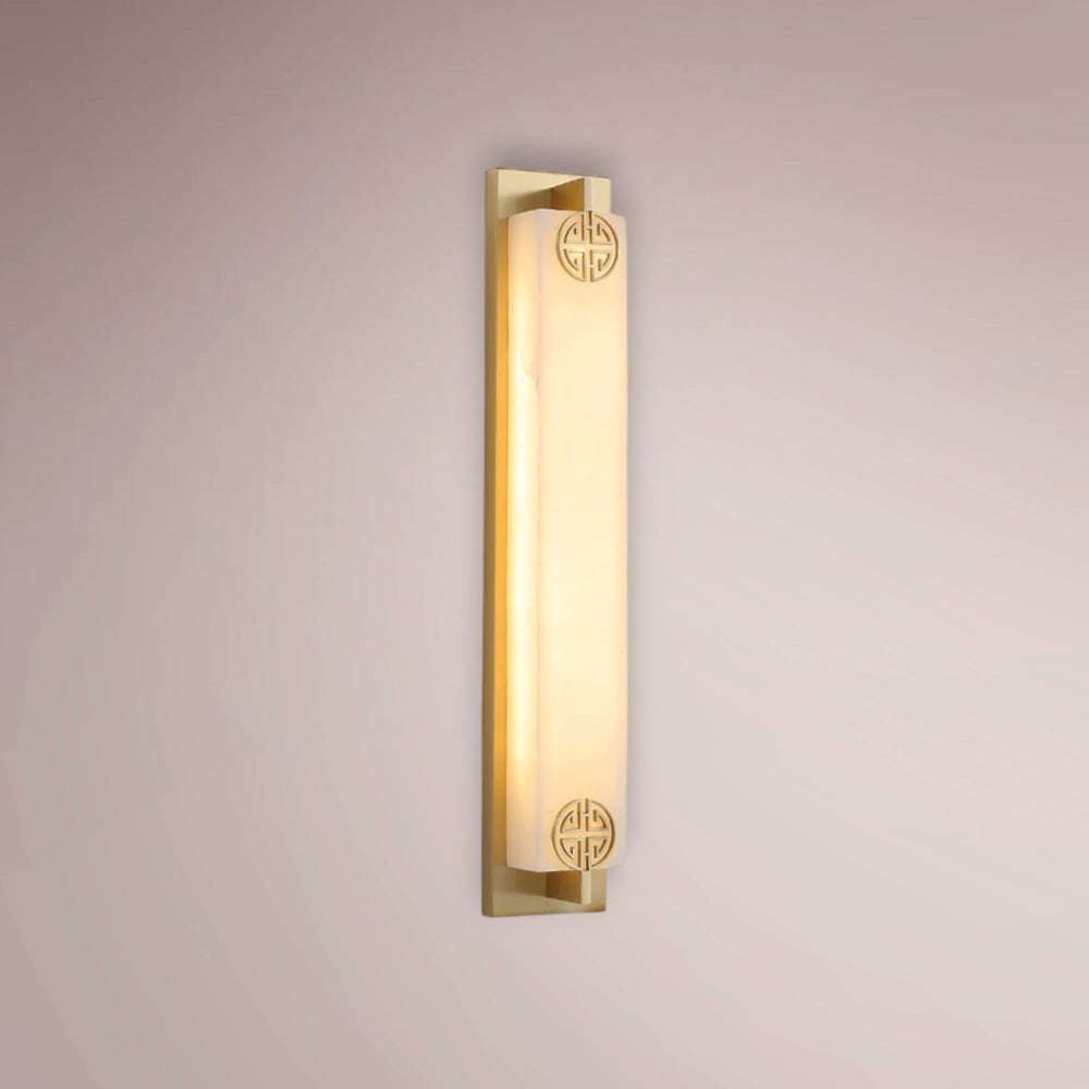Dynasty Alabaster Wall Sconce