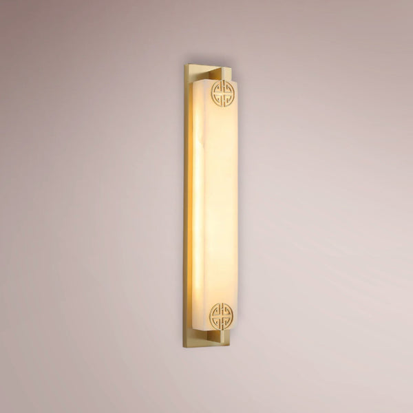 Dynasty Alabaster Wall Sconce