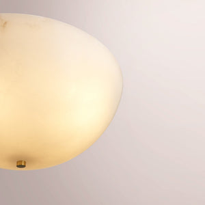 Zorvian Alabaster Halo Chandelier