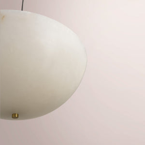 Zorvian Alabaster Halo Chandelier