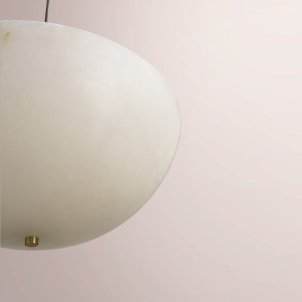 Zorvian Alabaster Halo Chandelier