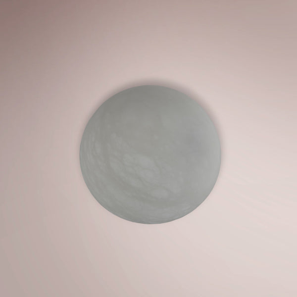 Luma Orb Alabaster Wall Sconce
