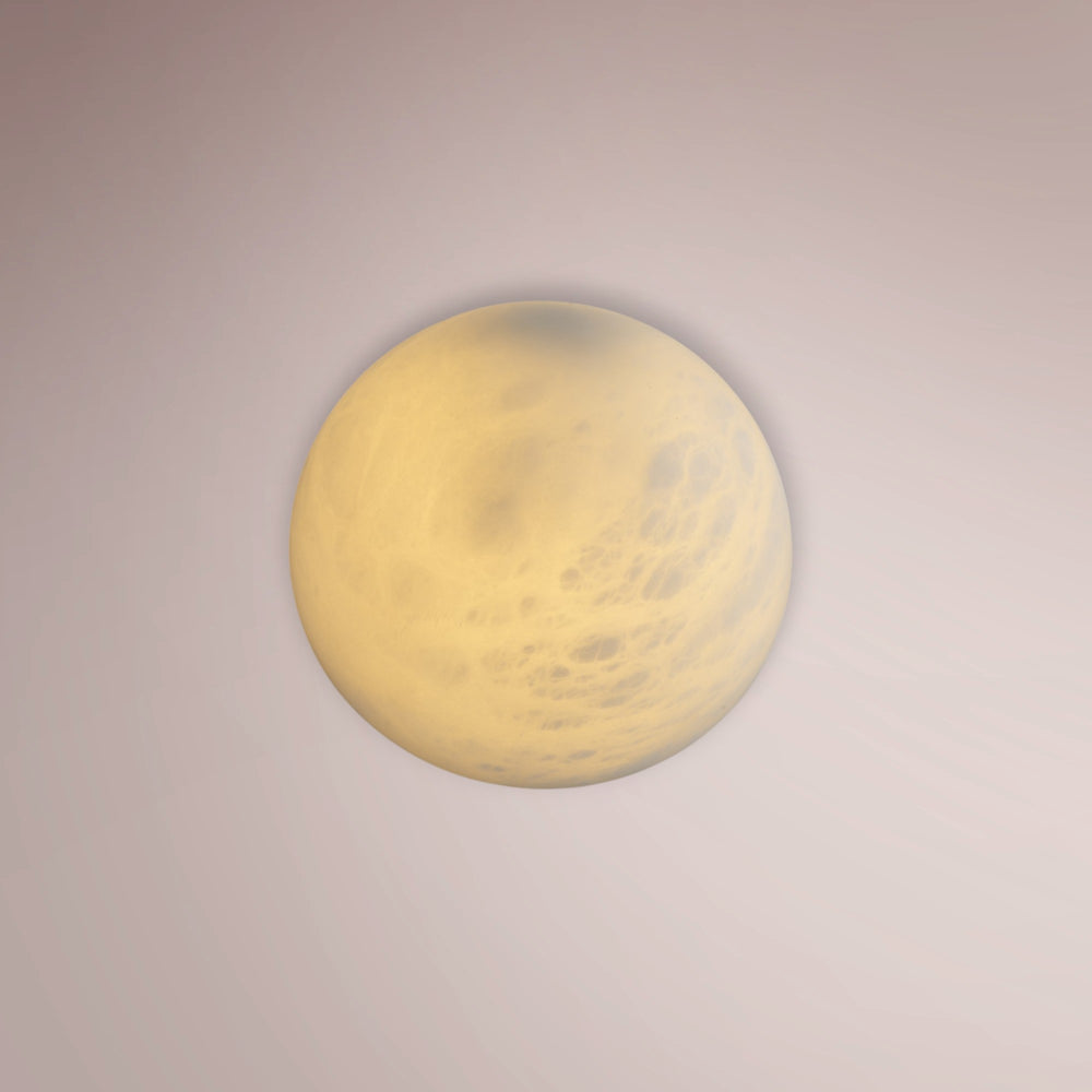 Luma Orb Alabaster Wall Sconce