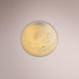 Luma Orb Alabaster Wall Sconce