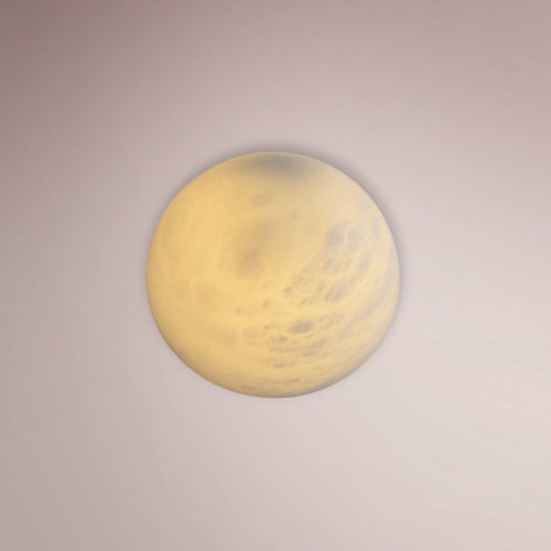 Luma Orb Alabaster Wall Sconce