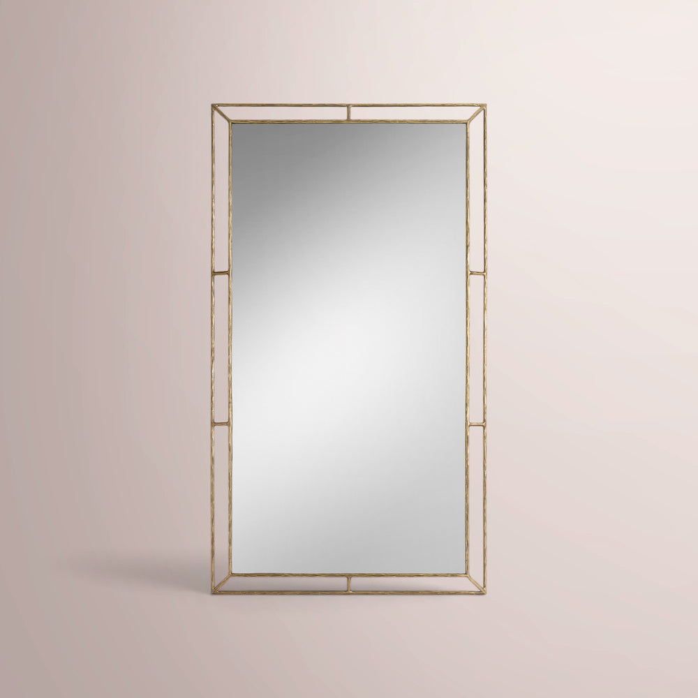 Calix Open Beveled Floor Mirror