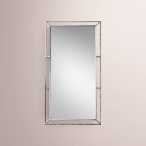Calix Open Beveled Floor Mirror