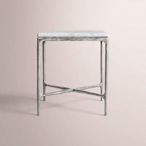 Calix Marble Square Side Table & Drink Table