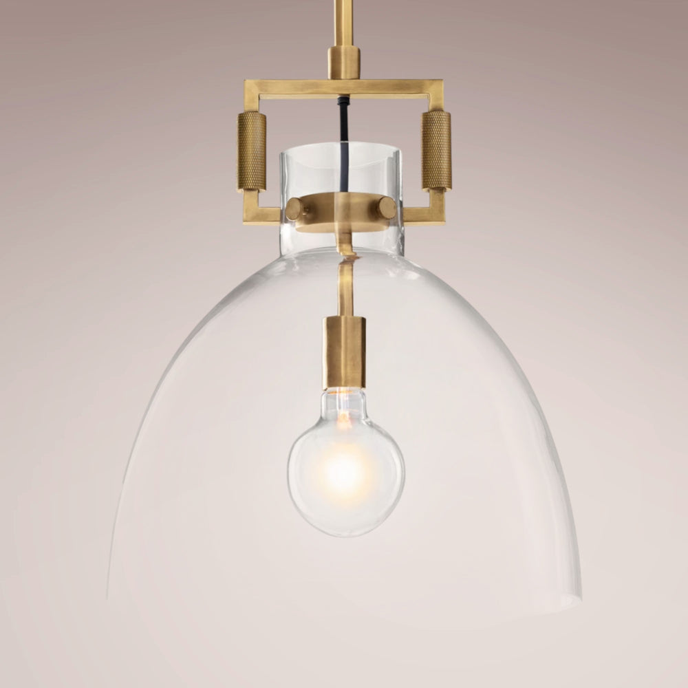 Mechanist Glass Cloche Pendant