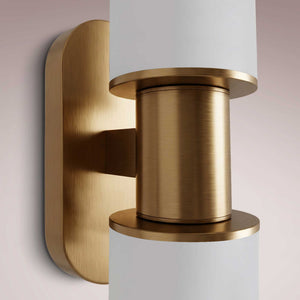 Harlen Double Sconce in Milk