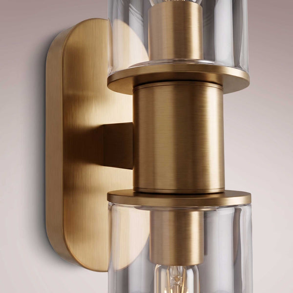 Harlen Double Sconce in Clear