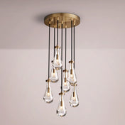 Water Drop Round Chandelier