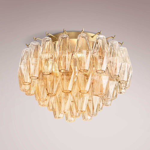 Chiaha Glass Flushmount