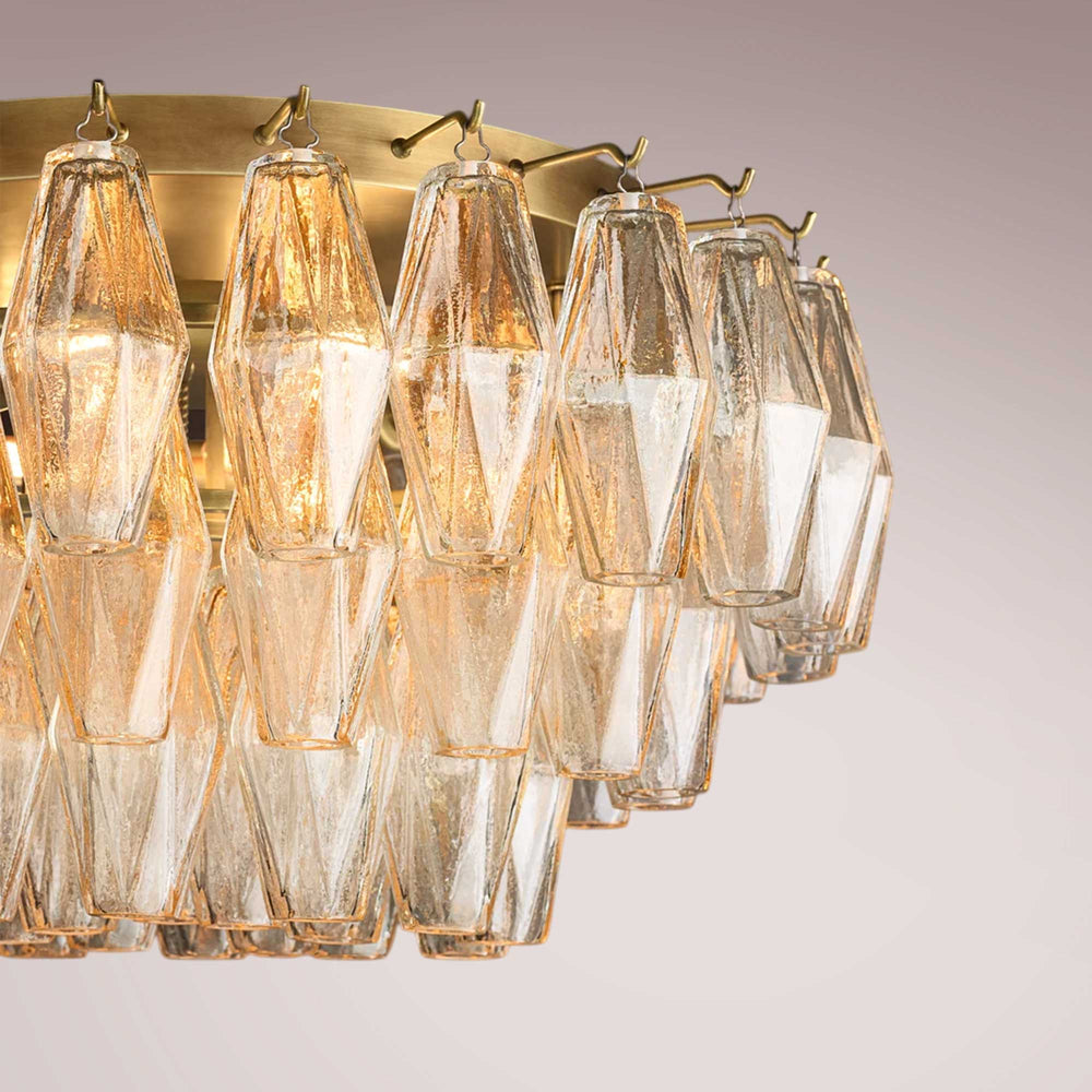 Chiaha Glass Flushmount