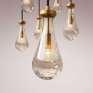 Water Drop Round Chandelier